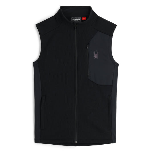 Mens Bandit Vest - Black | Spyder Vests|Midlayers