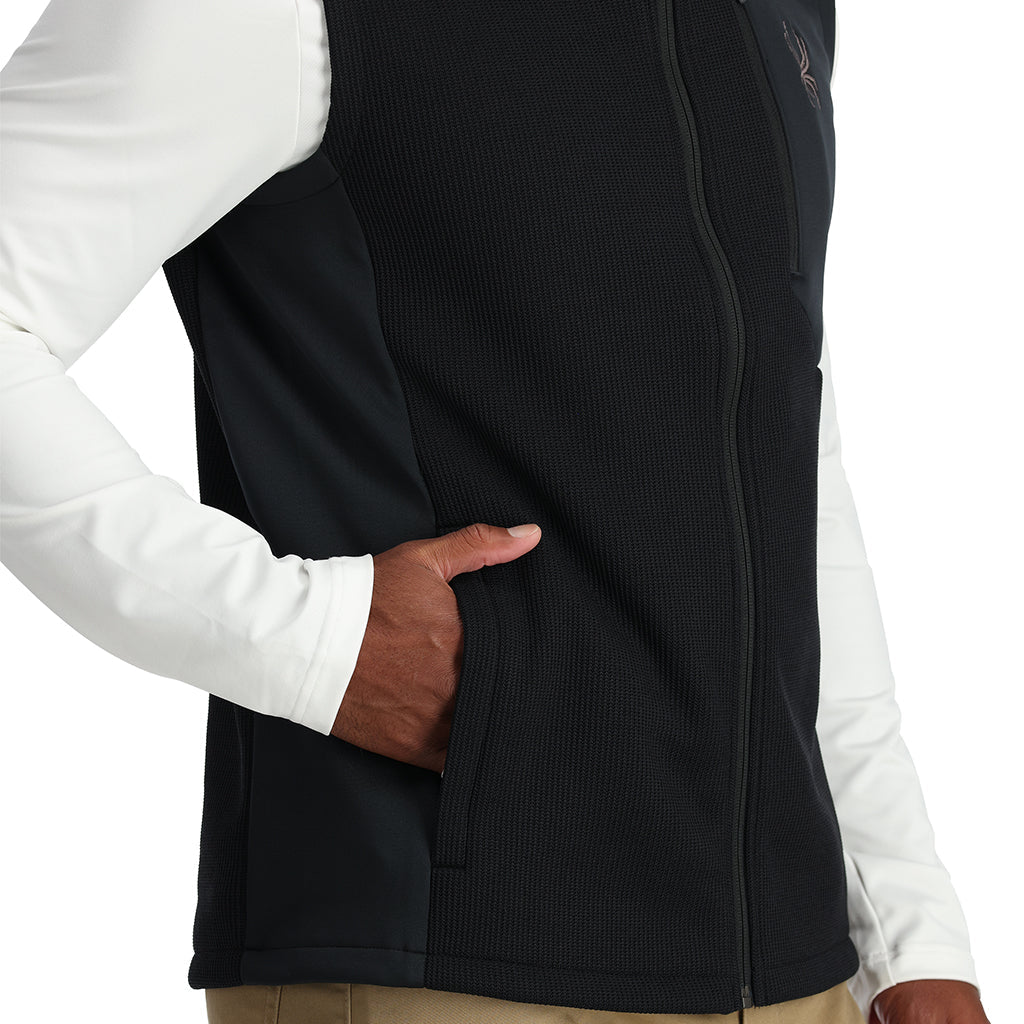 Mens Bandit Vest - Black | Spyder Vests|Midlayers