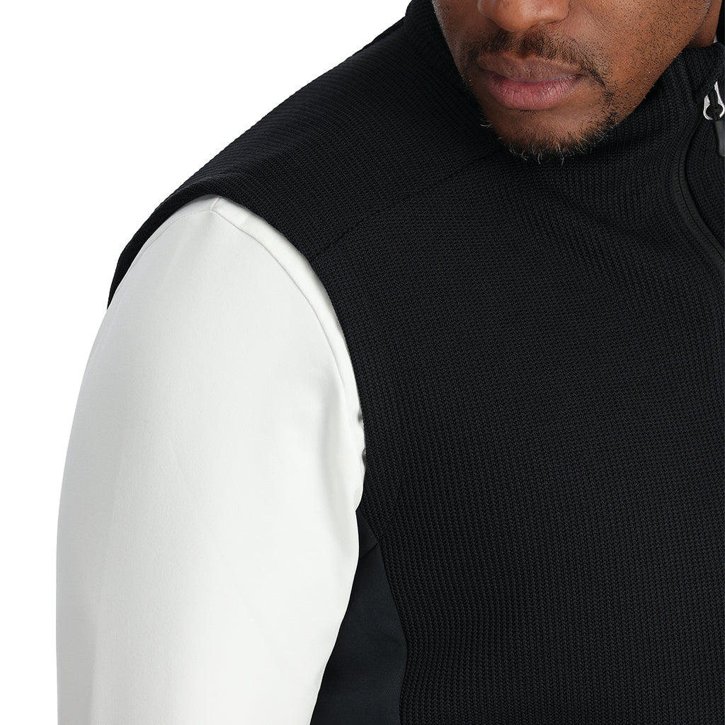 Mens Bandit Vest - Black | Spyder Vests|Midlayers