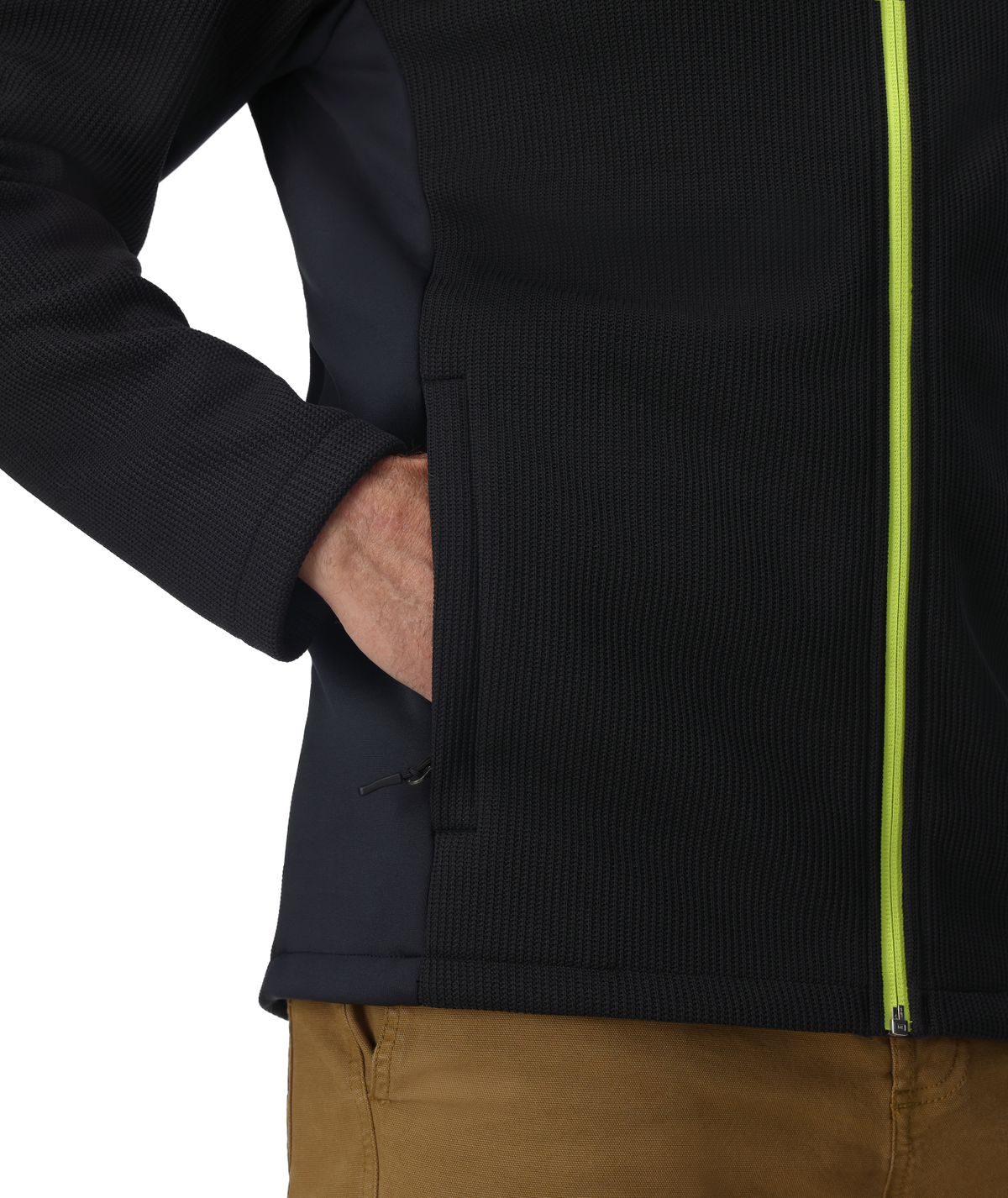 Men's Bandit Full Zip Jacket - Black | Spyder Midlayers