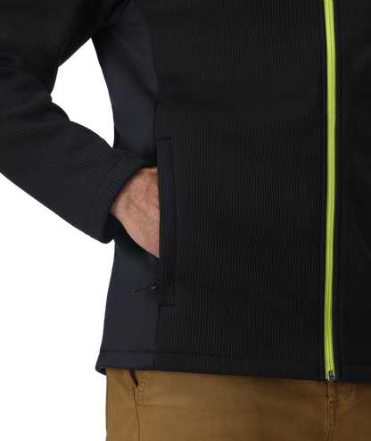Men's Bandit Full Zip Jacket - Black | Spyder Midlayers