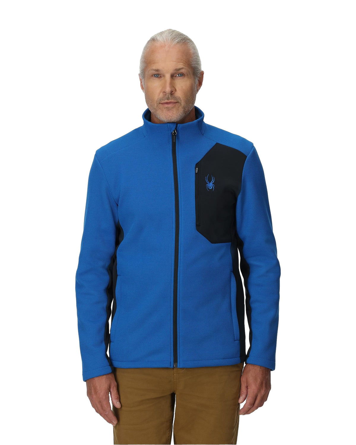 Men's Bandit Full Zip Jacket - Cobalt | Spyder Midlayers