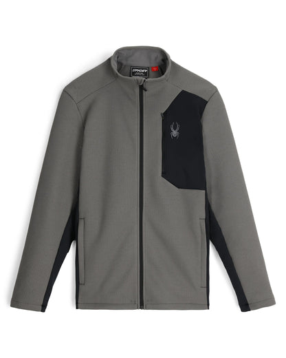 Men's Bandit Full Zip Jacket - Storm | Spyder Midlayers