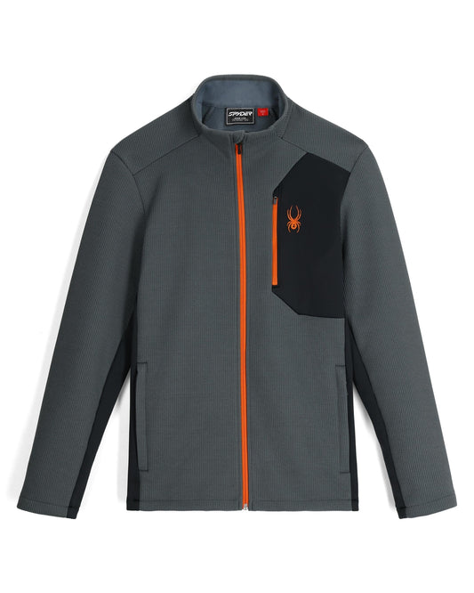 Men's Bandit Full Zip Jacket - Slate Blue | Spyder Midlayers
