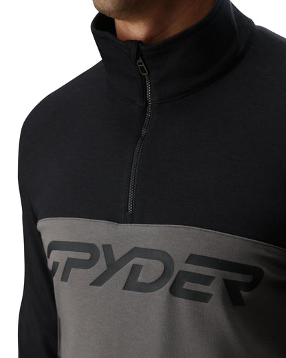 Men's Speed Fleece Half Zip Jacket- Storm | Spyder Midlayers