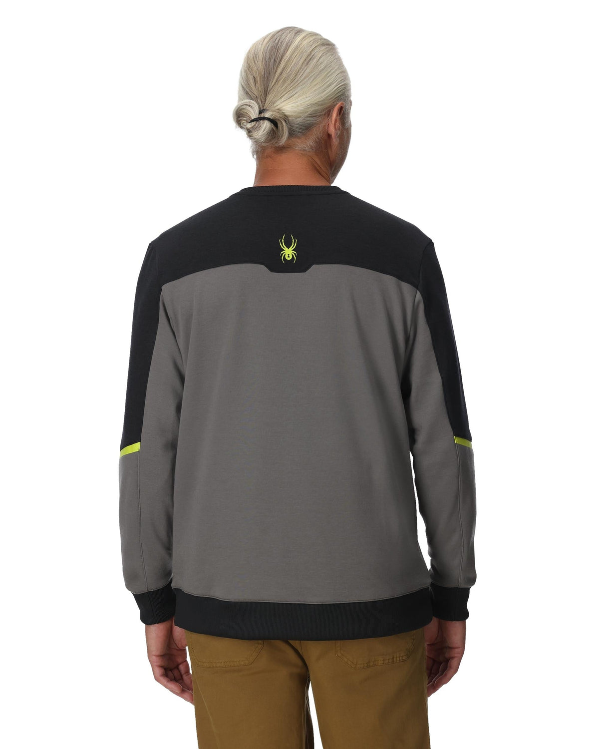 Men's Speed Fleece Crew Jacket - Storm | Spyder Midlayers