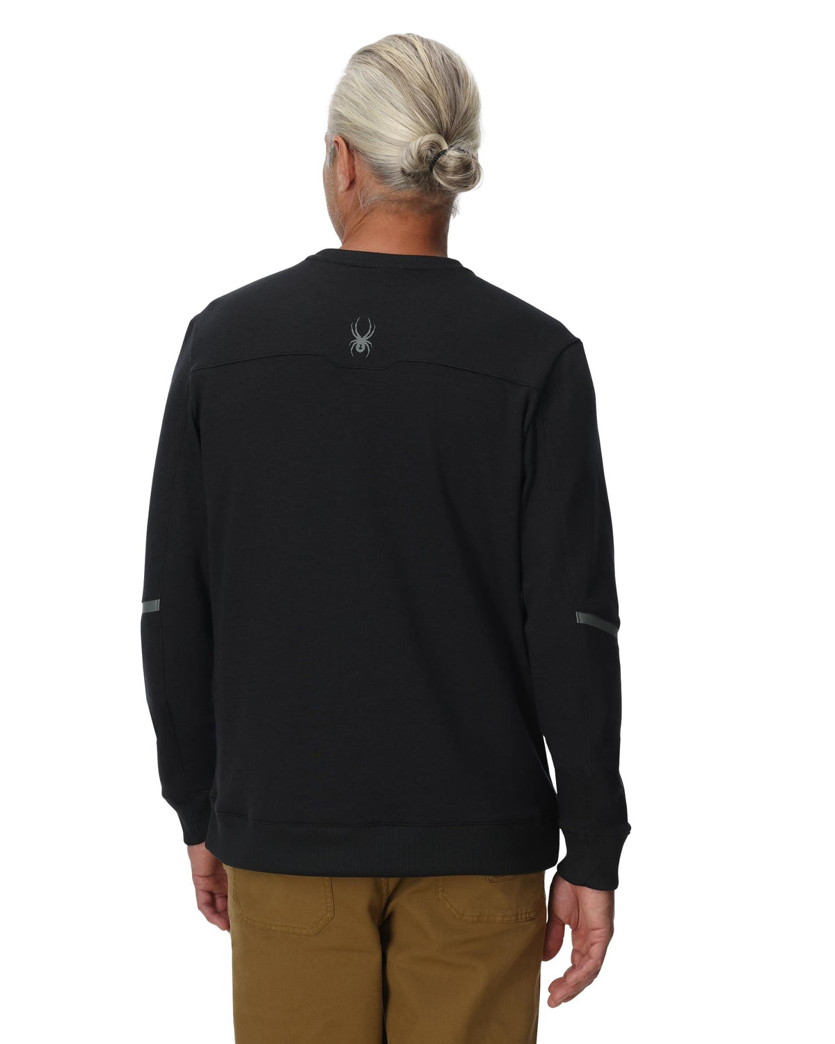Men's Speed Fleece Crew Jacket - Black | Spyder Midlayers