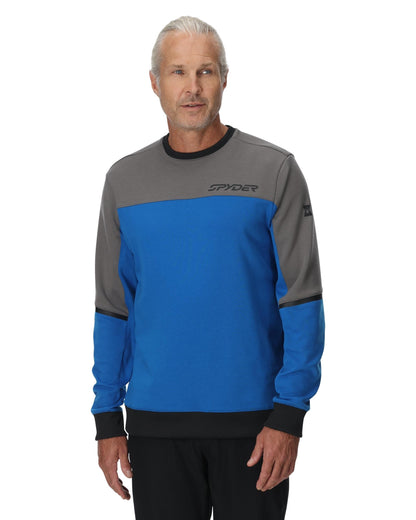Men's Speed Fleece Crew Jacket - Cobalt | Spyder Midlayers