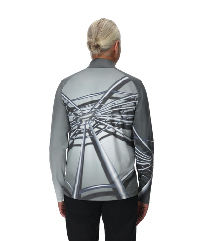 Men's Legacy Half Zip T-Neck - Polar | Spyder Midlayers|Baselayers