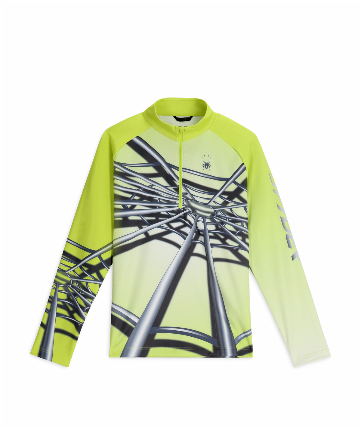 Men's Legacy Half Zip T-Neck - Lime | Spyder Midlayers|Baselayers