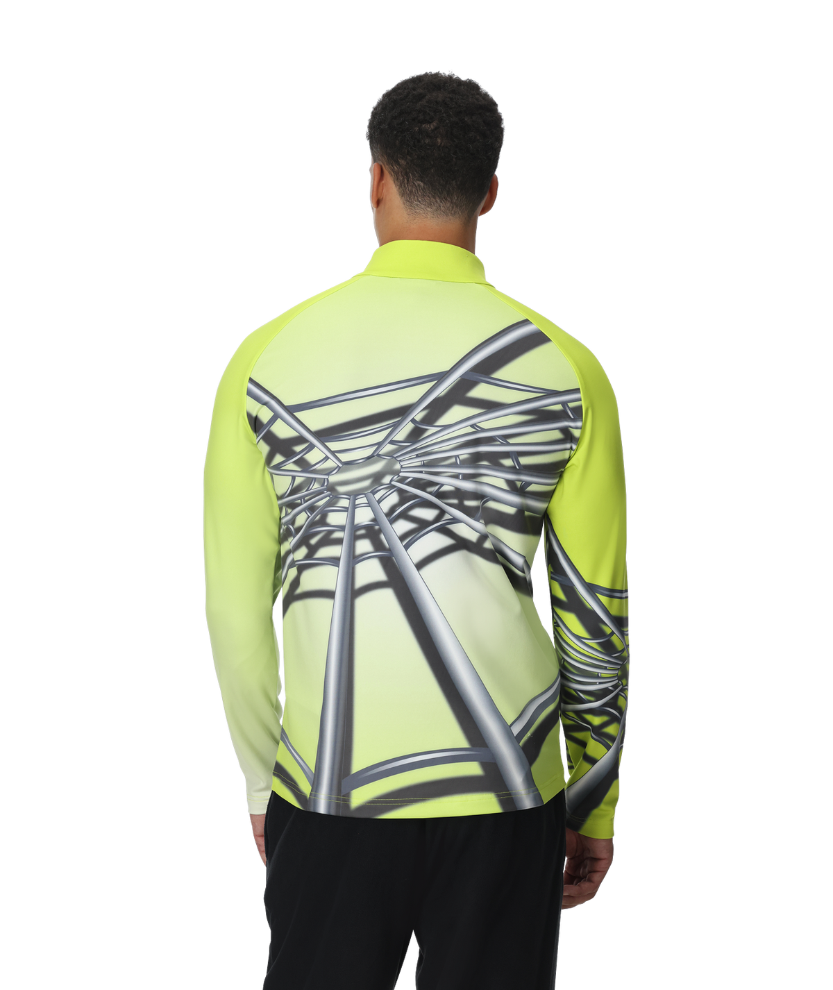 Men's Legacy Half Zip T-Neck - Lime | Spyder Midlayers|Baselayers