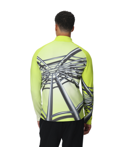 Men's Legacy Half Zip T-Neck - Lime | Spyder Midlayers|Baselayers