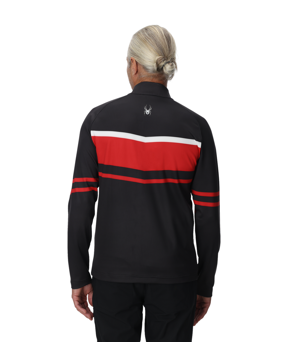 Men's Legacy Half Zip T-Neck - Black | Spyder Midlayers|Baselayers