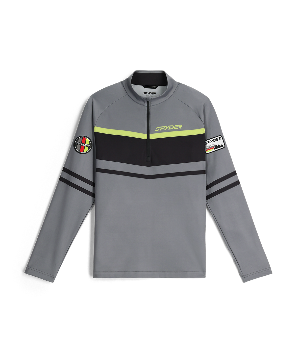 Men's Legacy Half Zip T-Neck - Storm | Spyder Midlayers|Baselayers