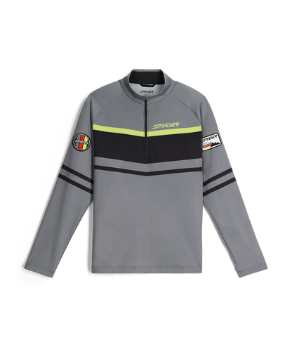 Men's Legacy Half Zip T-Neck - Storm | Spyder Midlayers|Baselayers