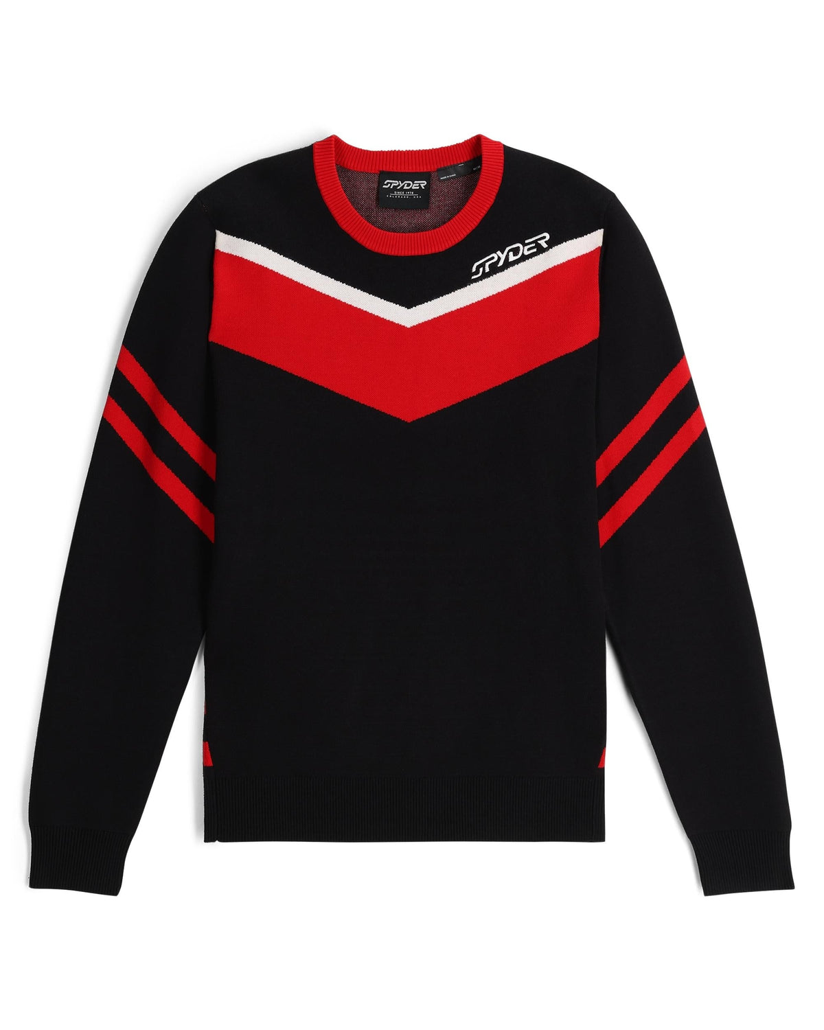 Men's Soelden Sweater - Black | Spyder Midlayers