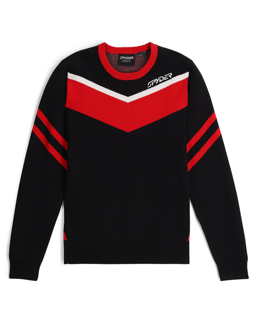 Men's Soelden Sweater - Black | Spyder Midlayers