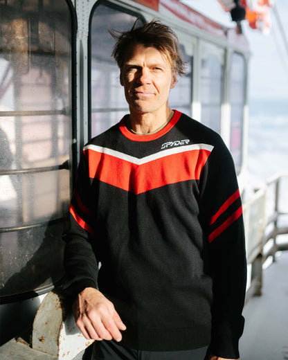 Men's Soelden Sweater - Black | Spyder Midlayers