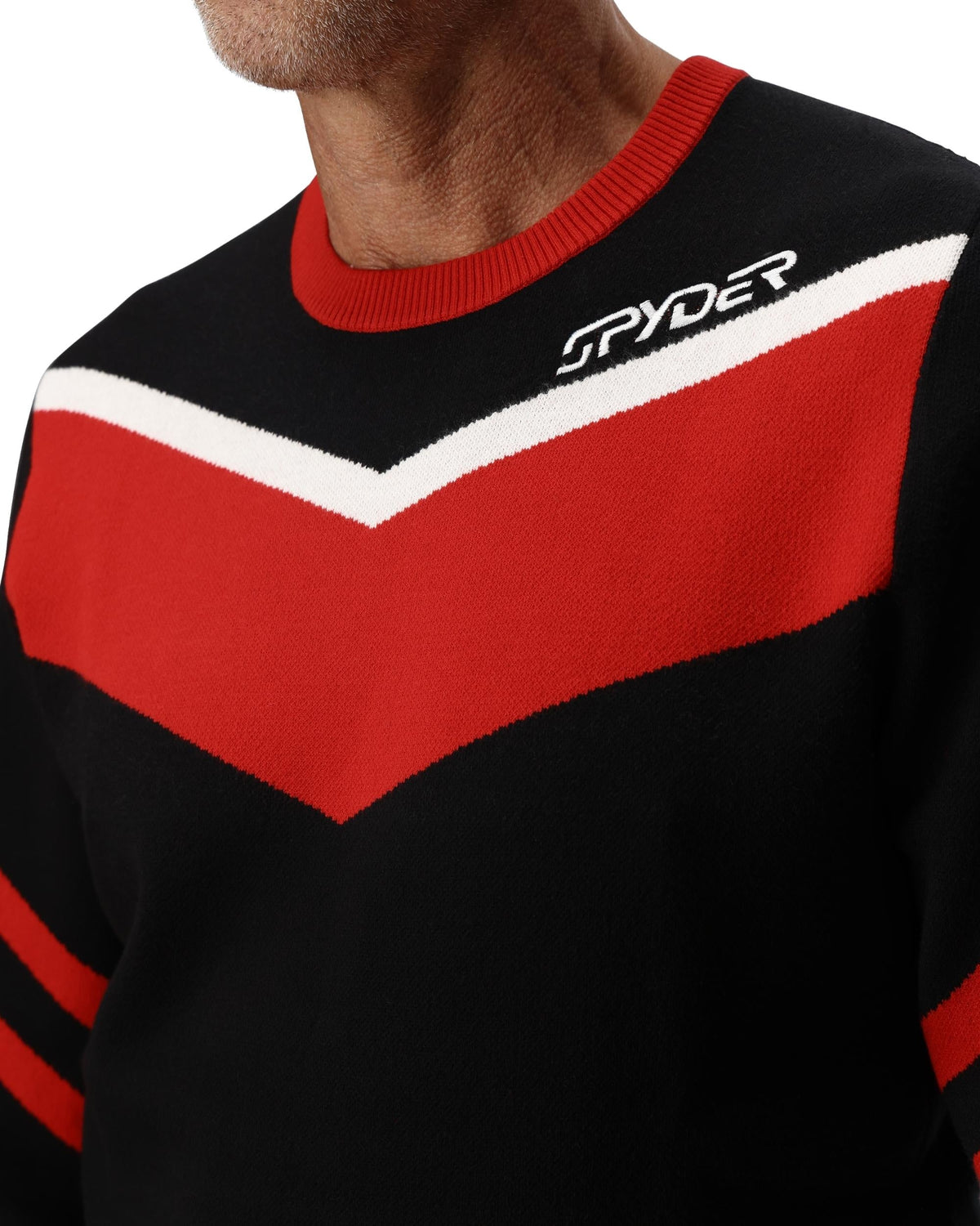 Men's Soelden Sweater - Black | Spyder Midlayers