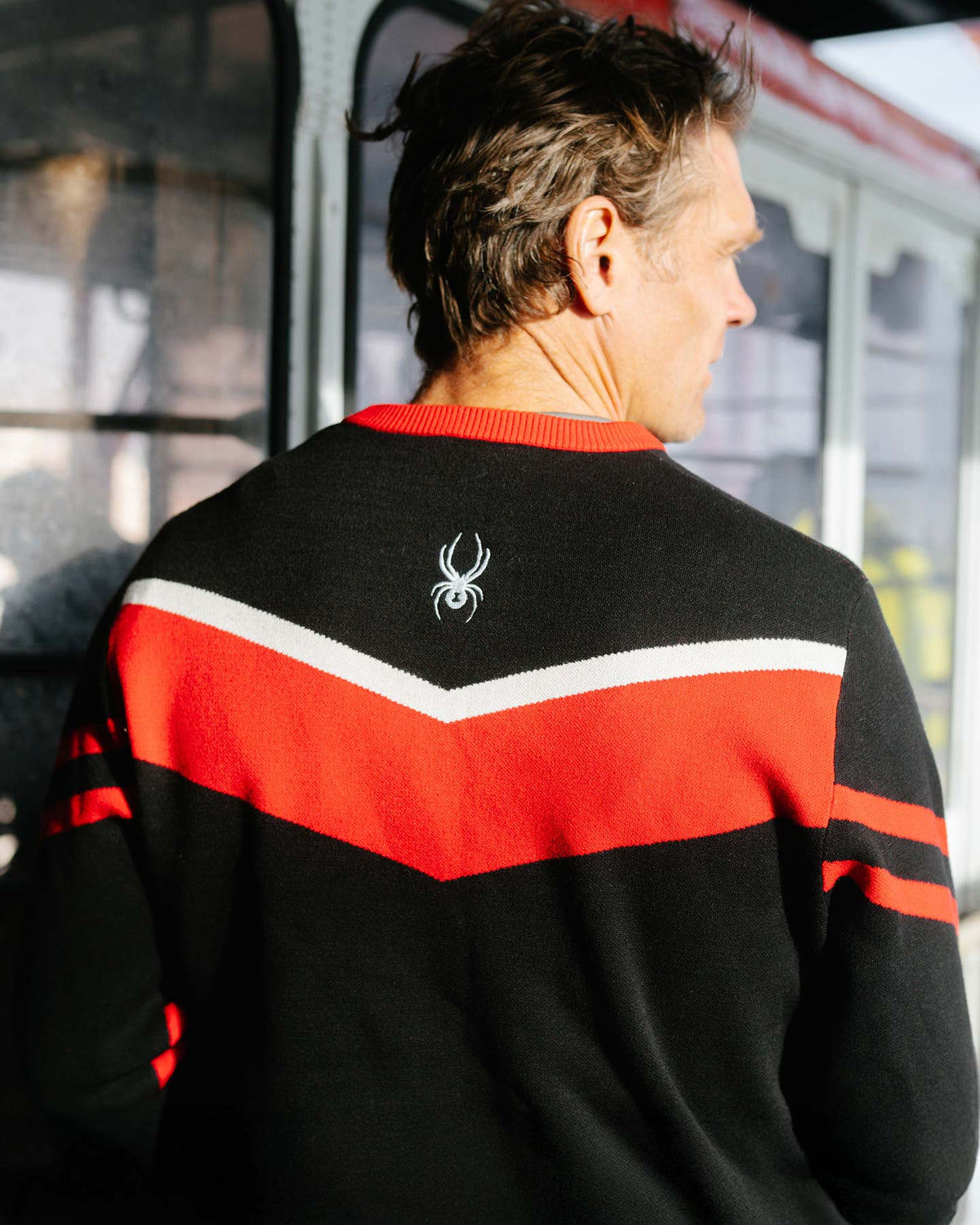 Men's Soelden Sweater - Black | Spyder Midlayers