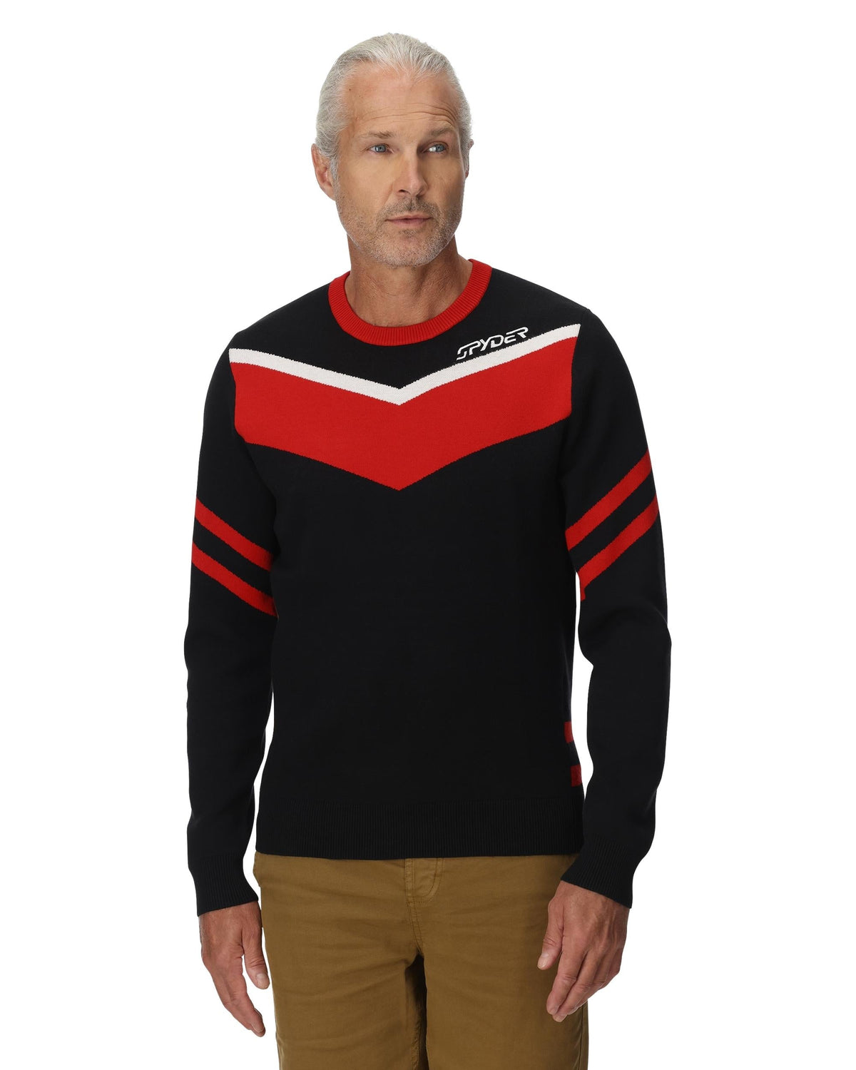 Men's Soelden Sweater - Black | Spyder Midlayers