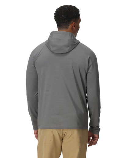 Men's GridWeb™ Fleece Hoodie - Storm | Spyder Midlayers