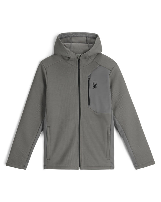 Men's Bandit Hooded Jacket - Storm | Spyder Midlayers