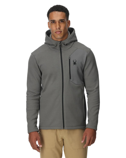 Men's Bandit Hooded Jacket - Storm | Spyder Midlayers