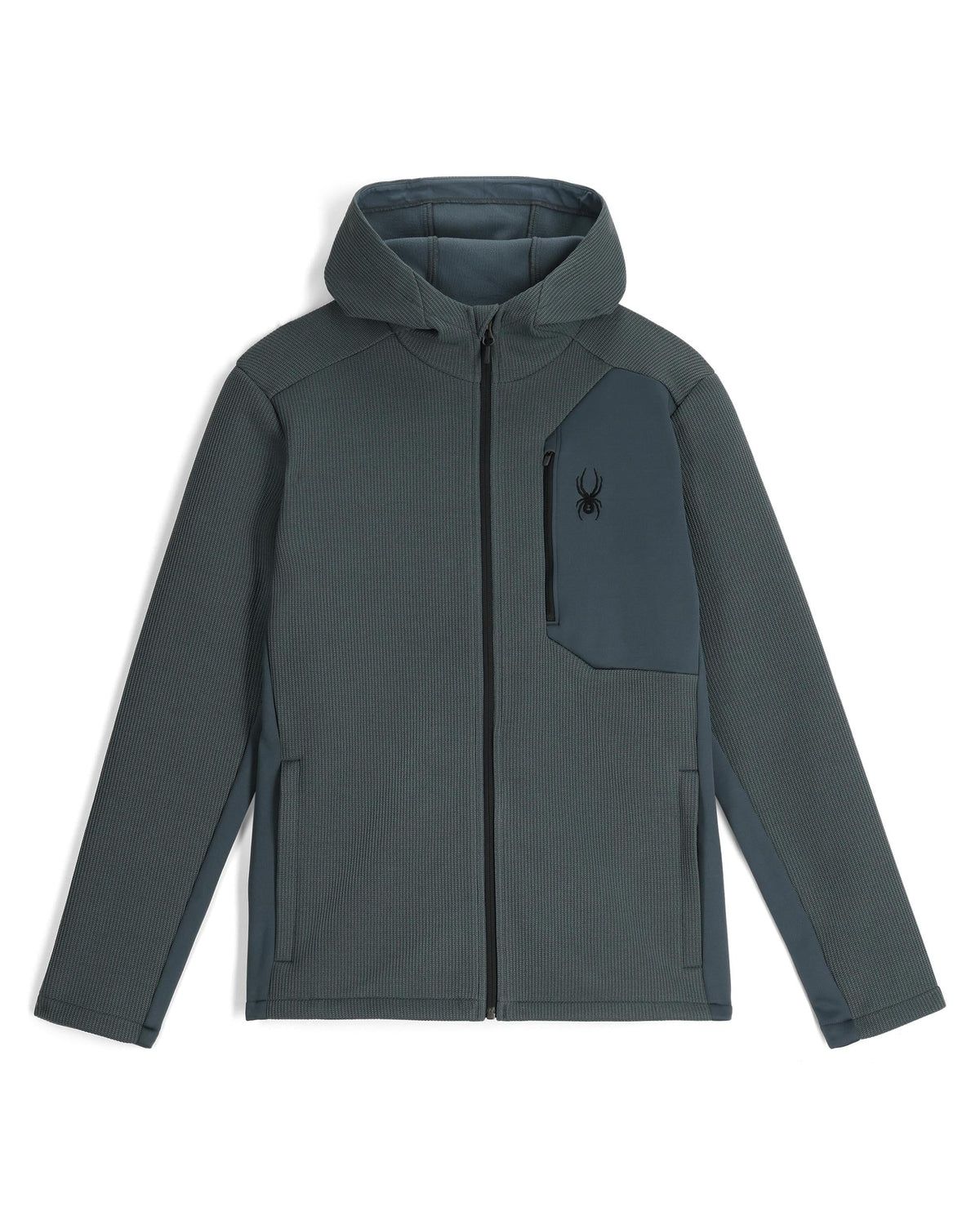 Men's Bandit Hooded Jacket - Slate Blue | Spyder Midlayers
