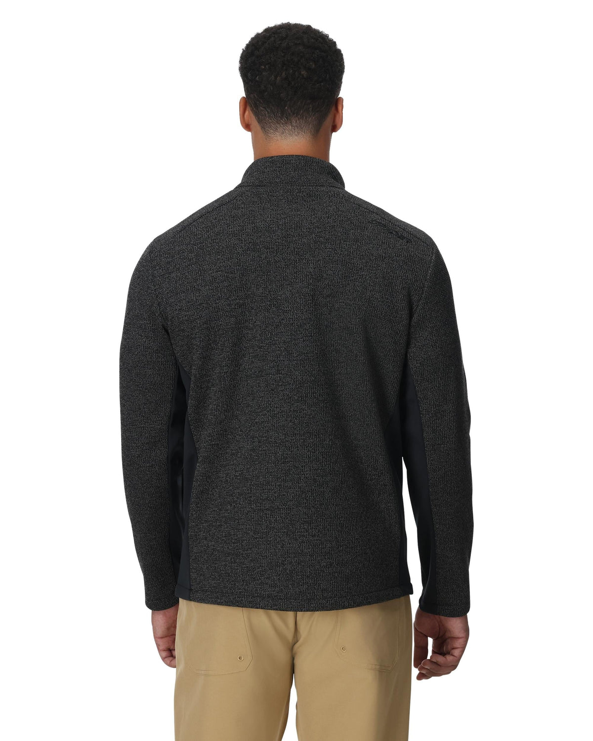 Men's Bandit Half Zip Jacket - Limestone Black | Spyder Midlayers
