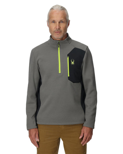 Men's Bandit Half Zip Jacket - Storm | Spyder Midlayers