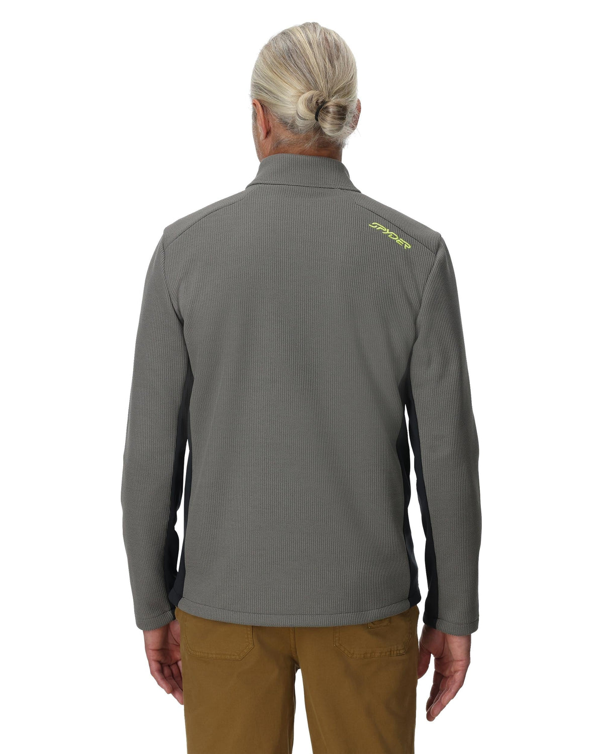 Men's Bandit Half Zip Jacket - Storm | Spyder Midlayers
