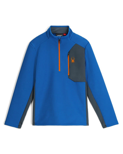 Men's Bandit Half Zip Jacket - Cobalt | Spyder Midlayers
