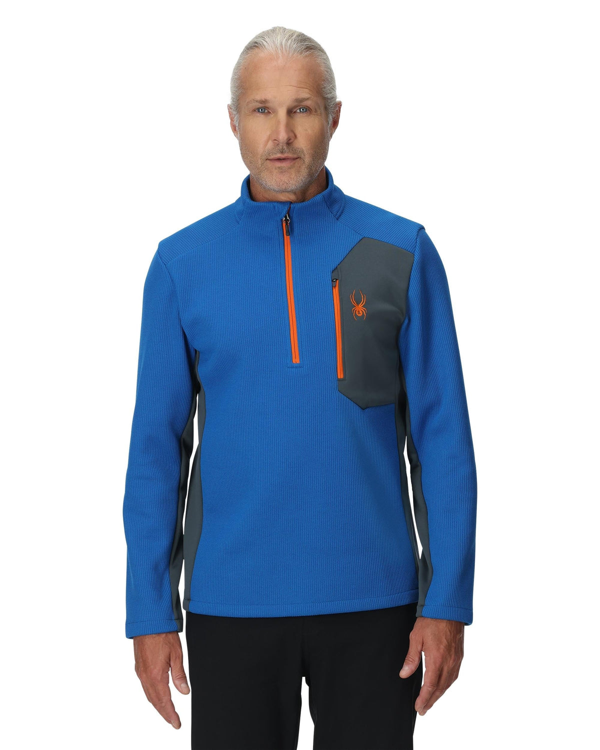 Men's Bandit Half Zip Jacket - Cobalt | Spyder Midlayers