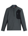 Men's Bandit Half Zip Jacket- Slate Blue