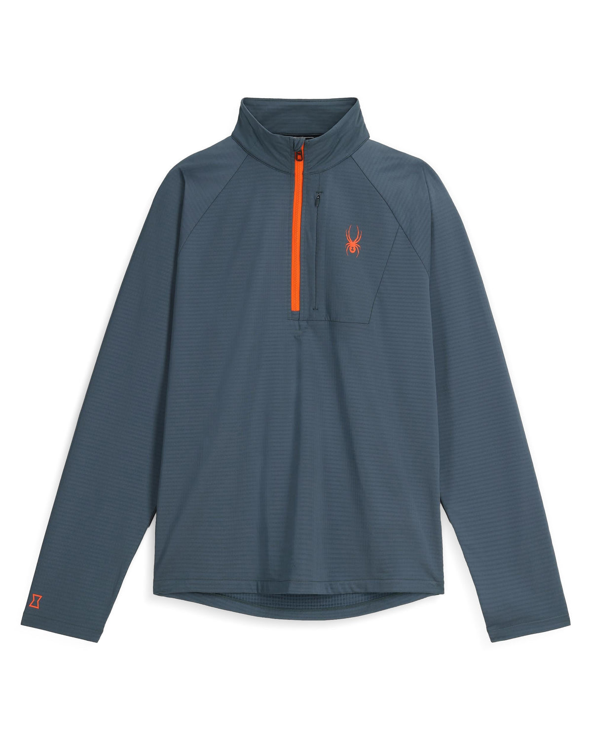 Men's GridWeb™ Half Zip Fleece - Slate Blue | Spyder Midlayers