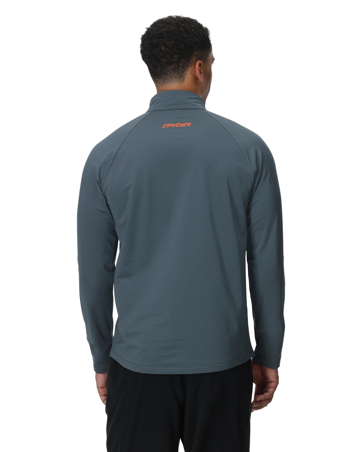 Men's GridWeb™ Half Zip Fleece - Slate Blue | Spyder Midlayers
