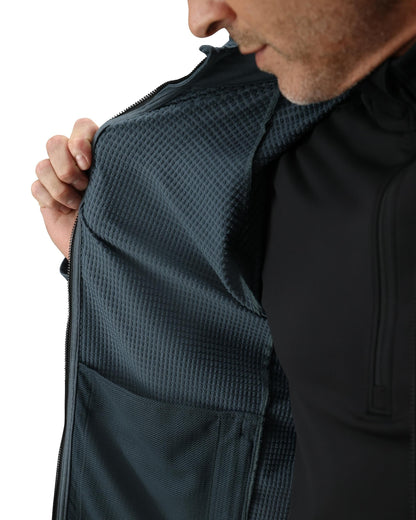 Men's Gridweb™ Fleece - Slate Blue | Spyder Midlayers