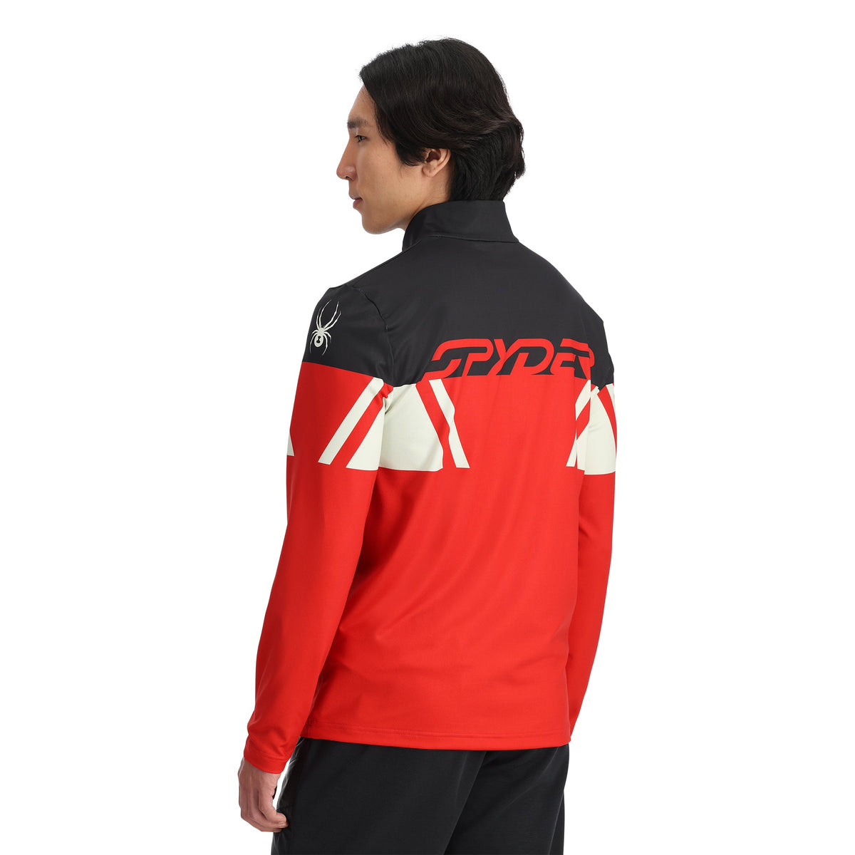 Men's Podium Half Zip T-Neck - Spyder Red | Spyder Midlayers|Baselayers