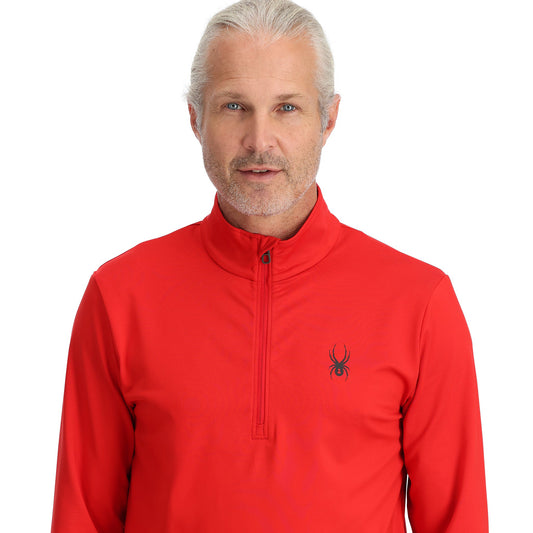 Men's Prospect Half Zip T-Neck - Spyder Red | Spyder Midlayers|Baselayers