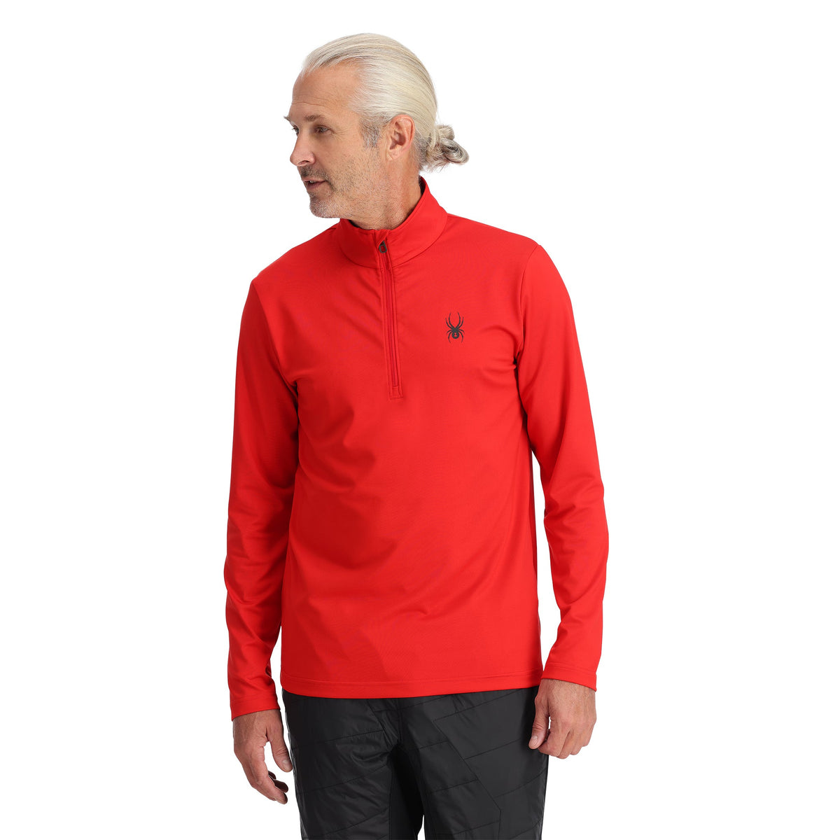 Men's Prospect Half Zip T-Neck - Spyder Red | Spyder Midlayers|Baselayers