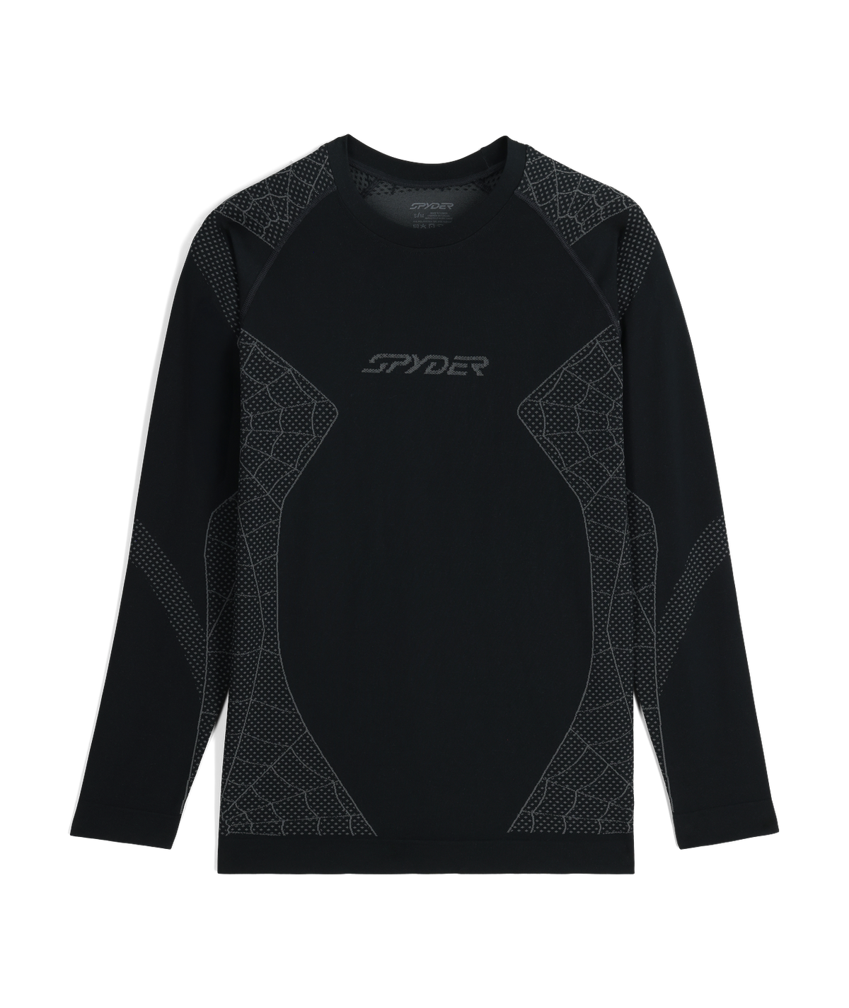 Men's Momentum Baselayer Top - Black | Spyder Baselayers