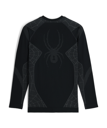 Men's Momentum Baselayer Top - Black | Spyder Baselayers