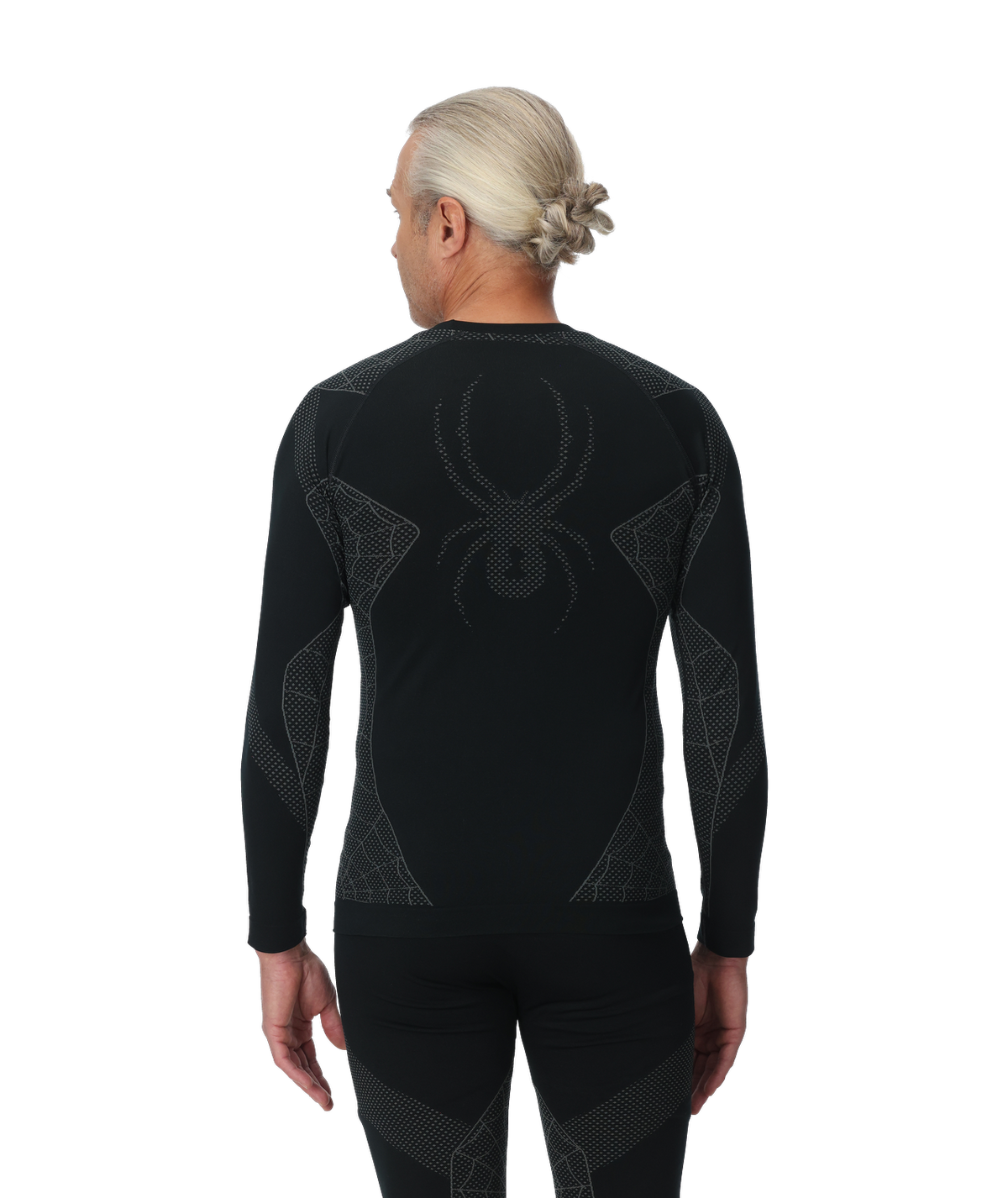 Men's Momentum Baselayer Top - Black | Spyder Baselayers