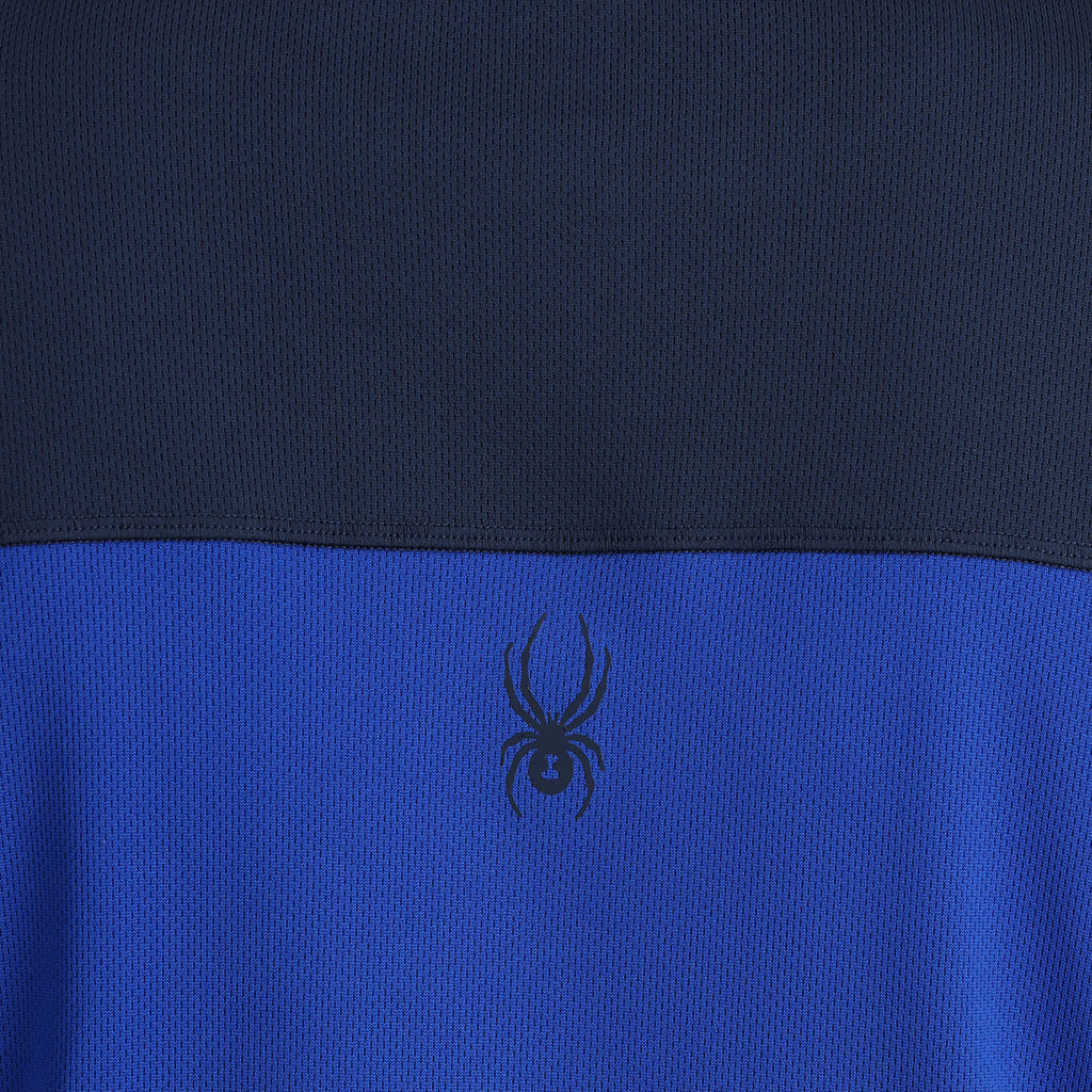Men's Stretch Charger Crew - Electric Blue | Spyder Baselayers