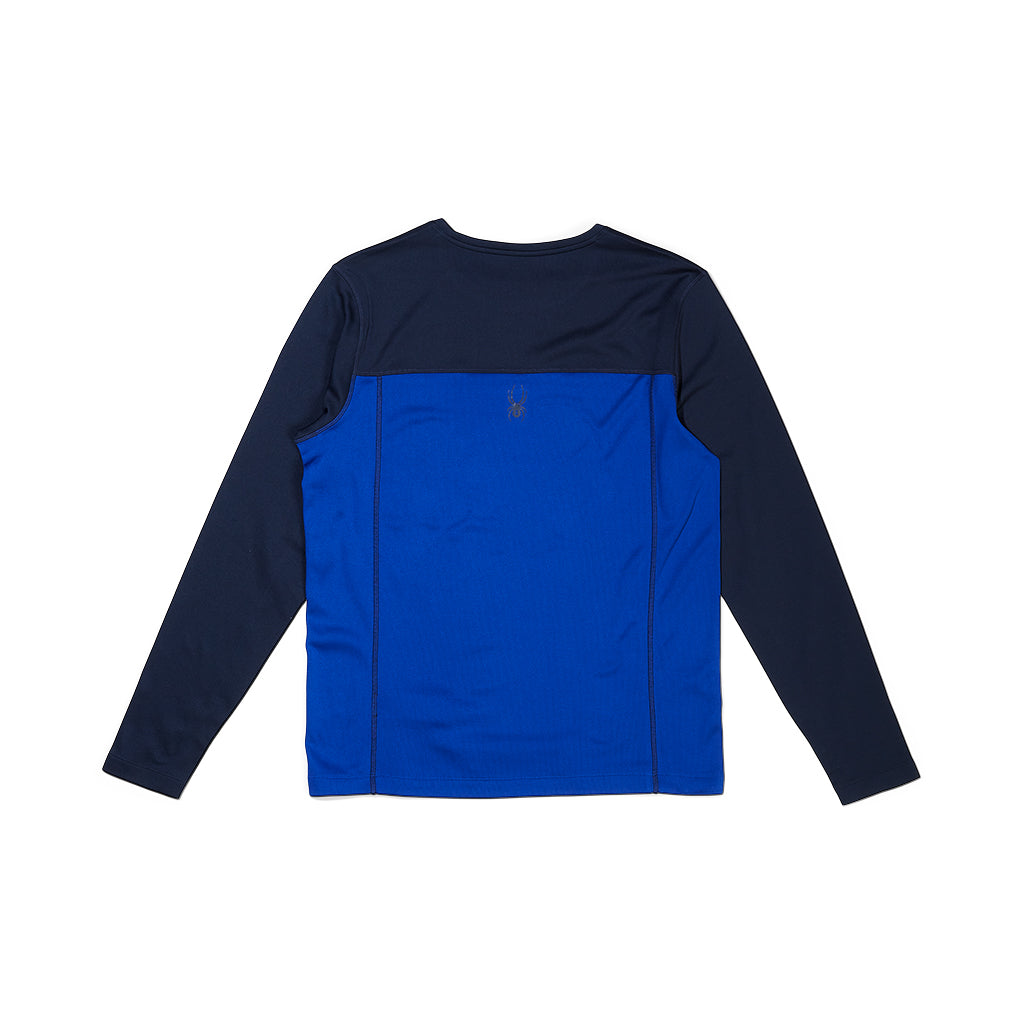 Men's Stretch Charger Crew - Electric Blue | Spyder Baselayers