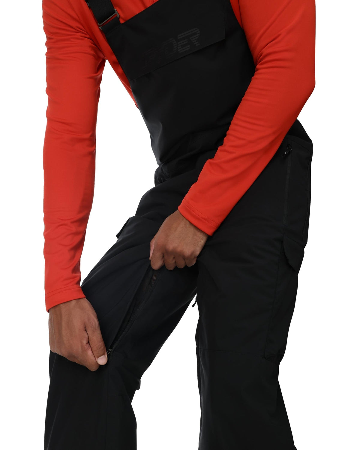 Men's Lift Bib Pants - Black | Spyder Freeski