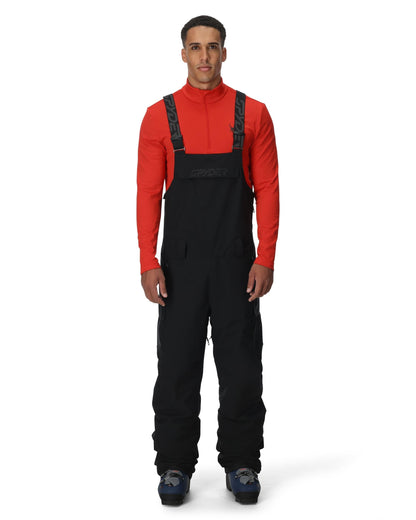 Men's Lift Bib Pants - Black | Spyder Freeski