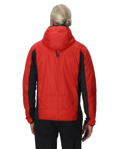 Men's Glissade Hooded Jacket - Spyder Red | Spyder Freeski