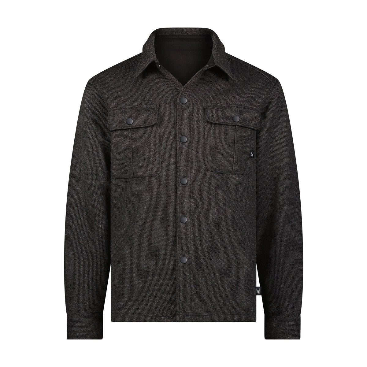 Men's Sweater Fleece Shacket - Pewter | Spyder